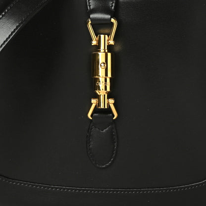 Gucci Boarded Dyana Lux Calfskin Small Jackie 1961 Hobo Black 8 of 11