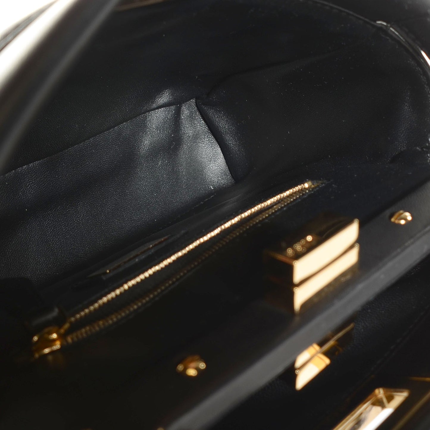 Nappa Mini Peekaboo Iconic Satchel Black