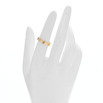 Cartier 18K Yellow Gold 3.5mm LOVE Wedding Band Ring 53 6.5 2 of 5