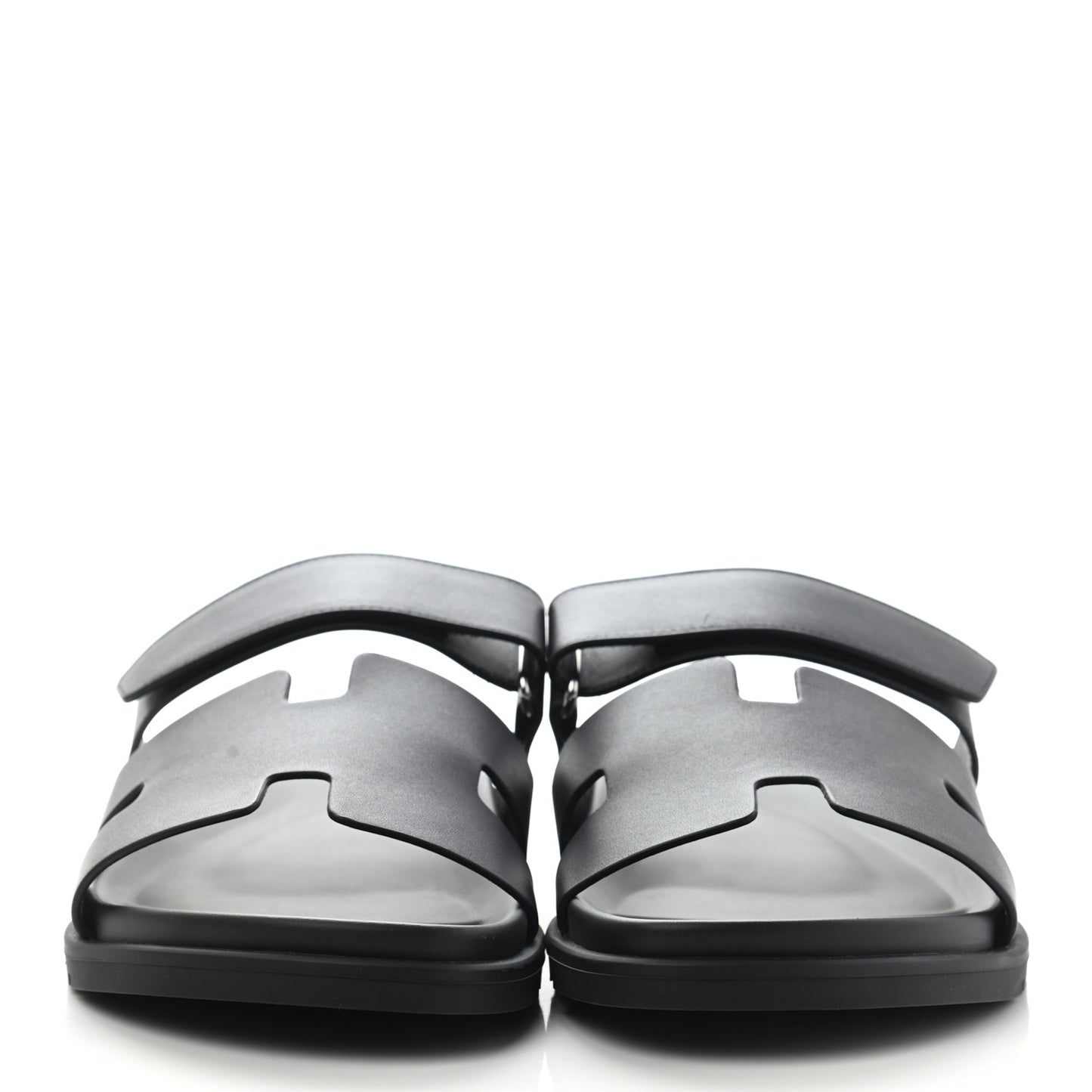Calfskin Mens Chypre Sandals 45 Black