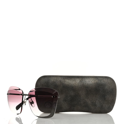 Chanel Butterfly Spring Sunglasses 4221 Dark Silver Purple 8 of 8