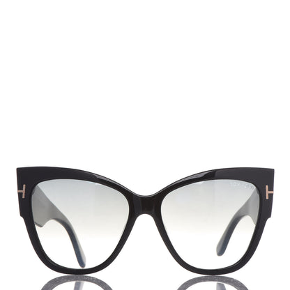 Tom Ford Acetate Anoushka Cat Eye Sunglasses TF371 Black 4 of 7