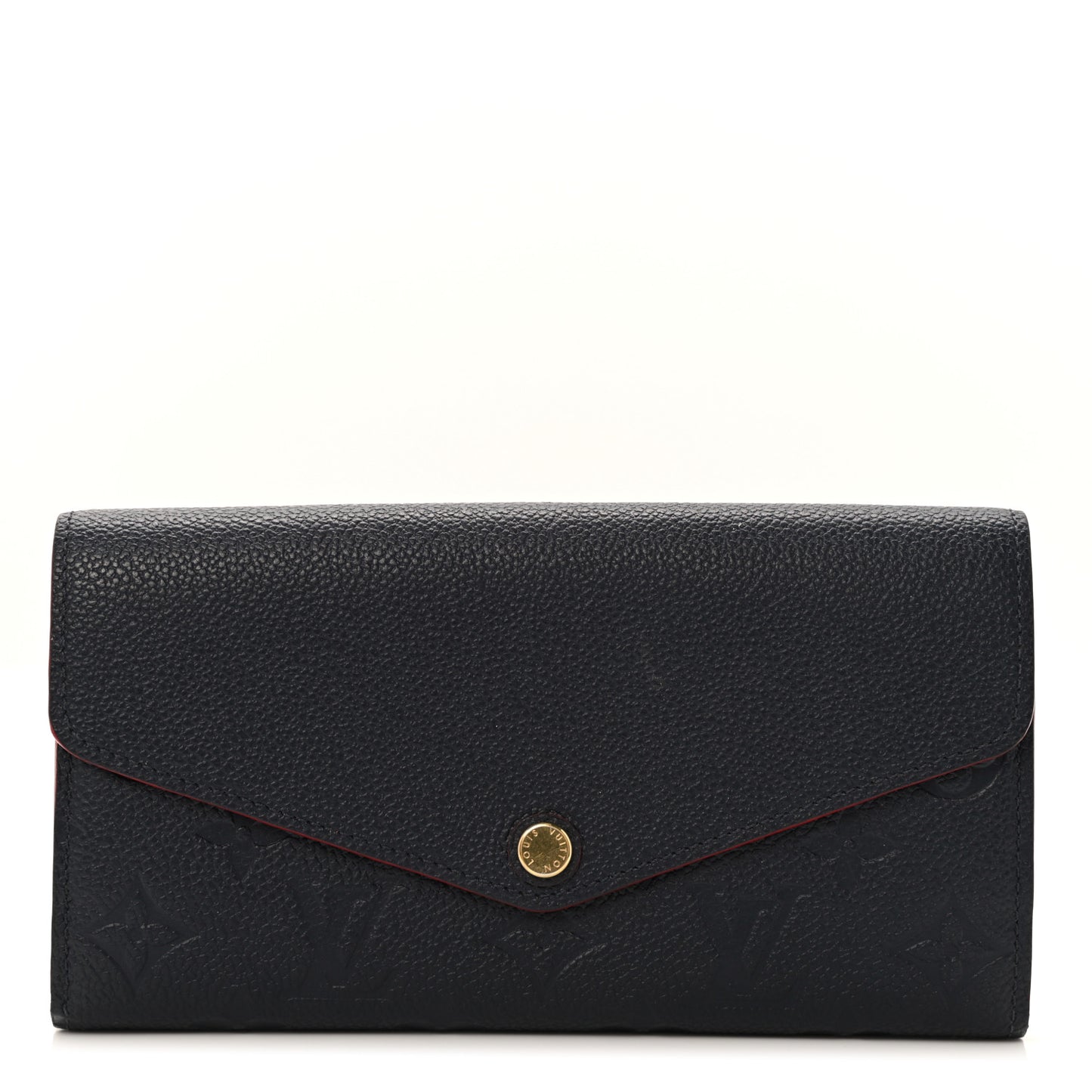 Empreinte Sarah Wallet NM Marine Rouge