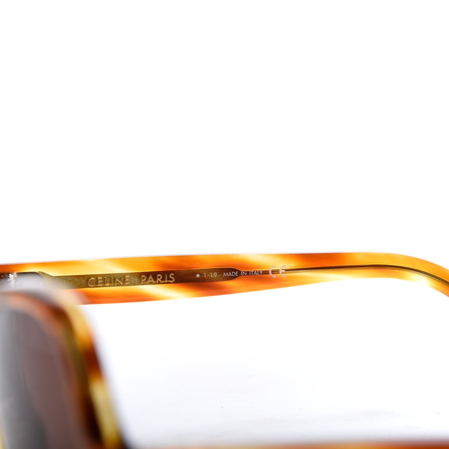 Celine Acetate Butterfly Sunglasses CL40064I Havana 5 of 6