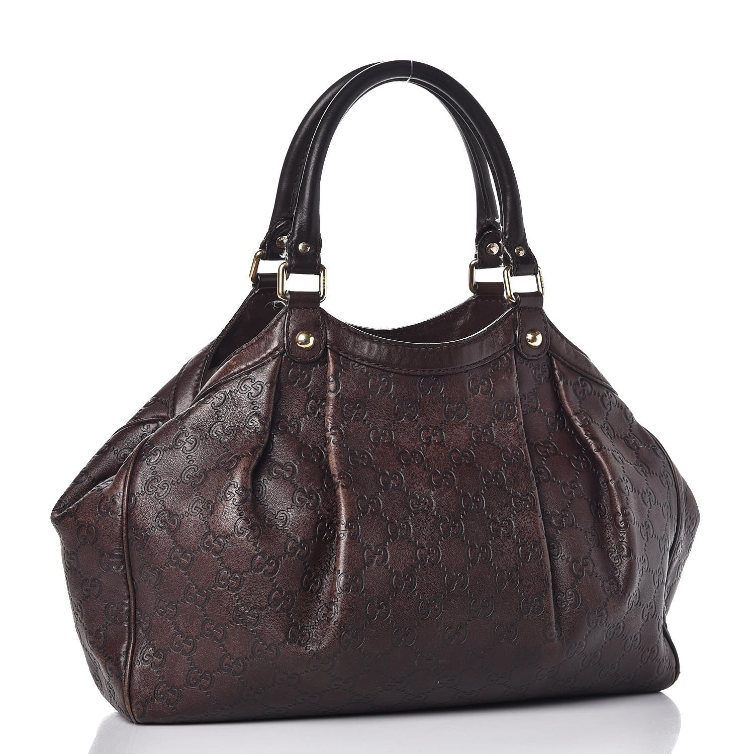 Gucci Guccissima Medium Sukey Tote Chocolate 3 of 18
