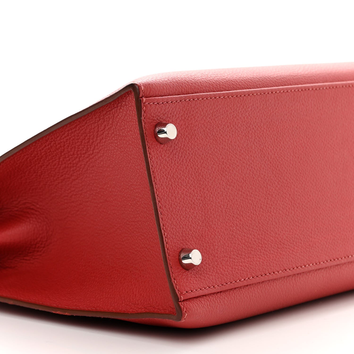 Hermes Vache Liegee Kelly Sellier 32 Rouge Garance 9 of 10