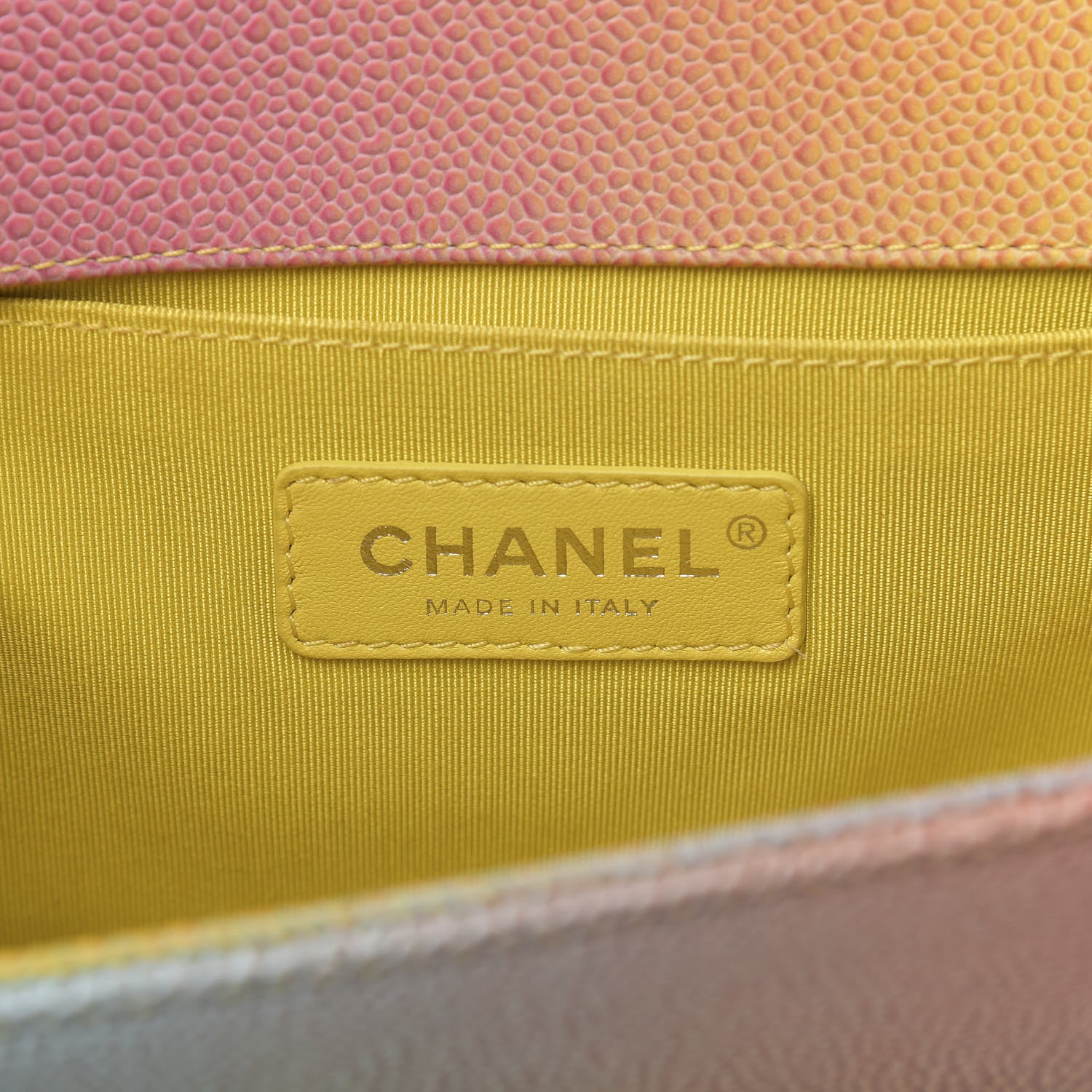 Chanel Caviar Quilted Medium Rainbow Boy Flap Multicolor 6 of 11