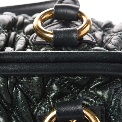 Marc Jacobs Calfskin Quilted Stam Emerald Green 9 of 9