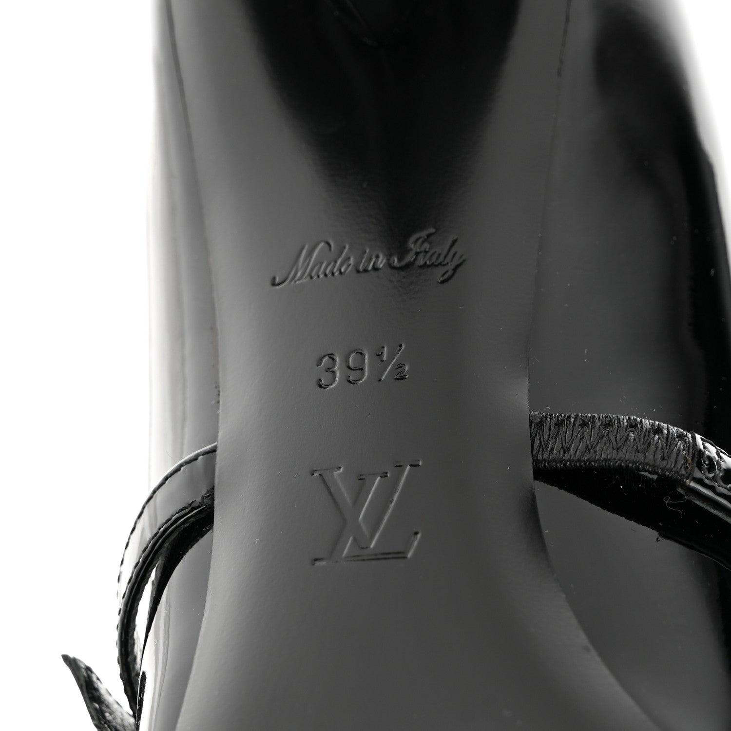 Louis Vuitton Patent Uniformes Silhouette 40mm Pumps 39.5 Black 6 of 10