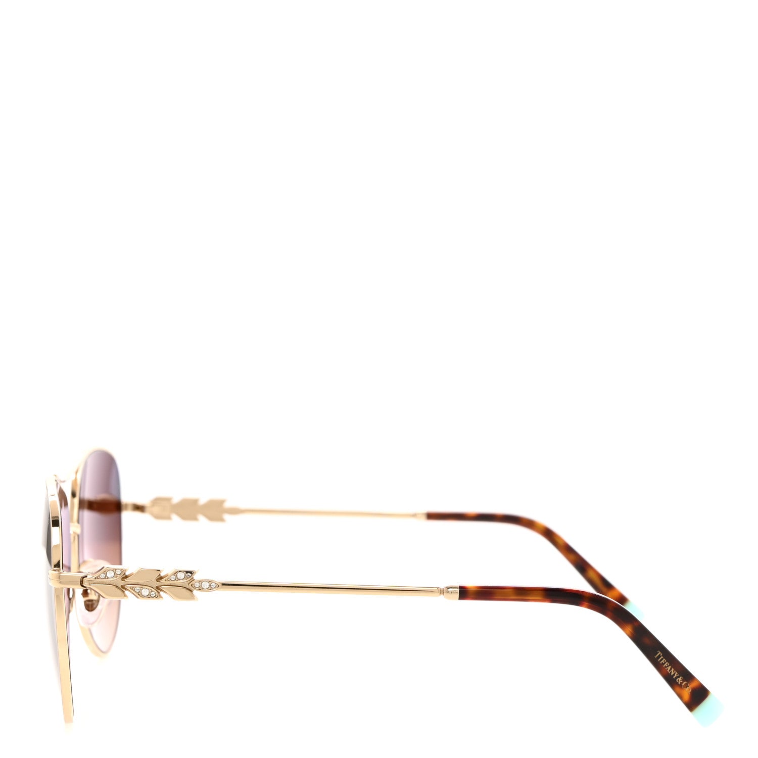 Tiffany Crystal TF3083B Sunglasses Gold 3 of 10