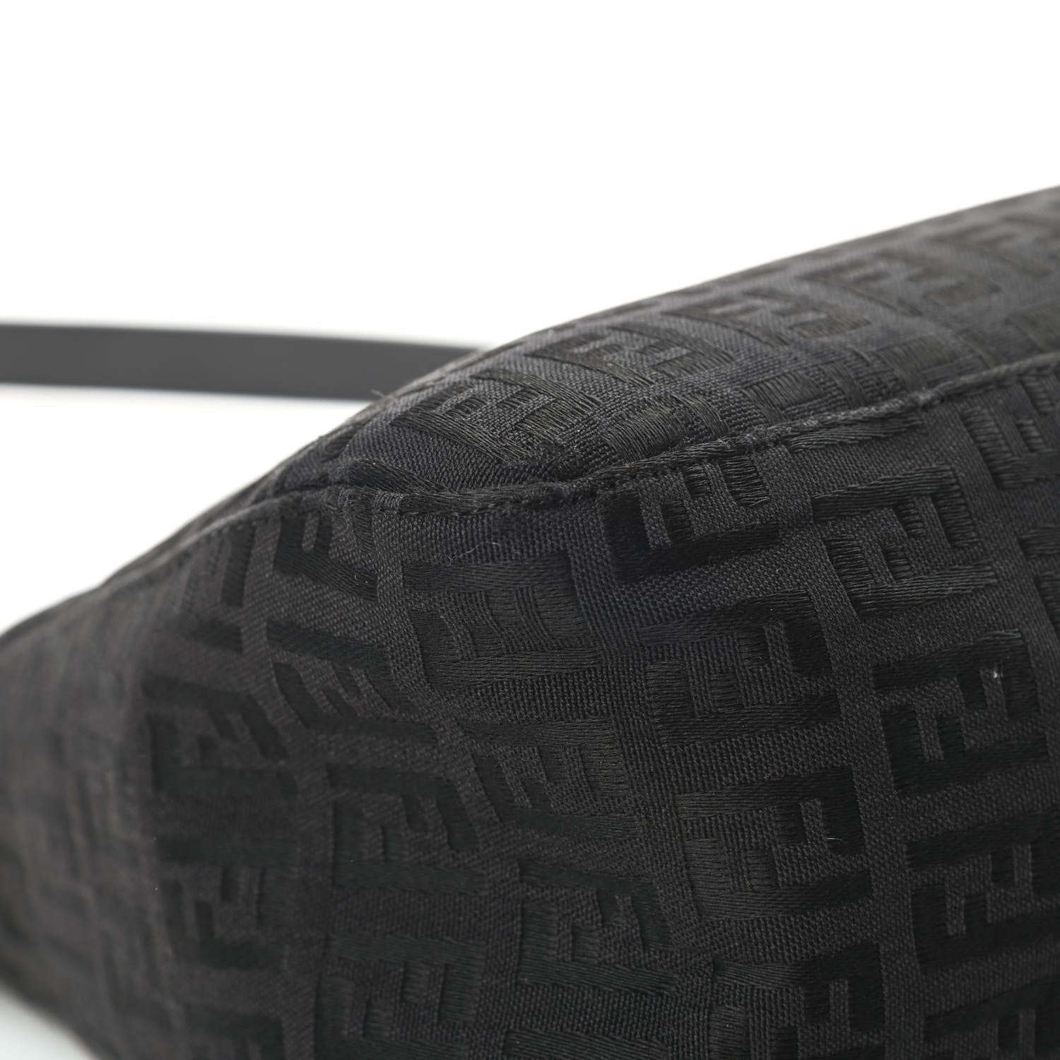 Fendi Zucchino Mama Baguette Black 13 of 14