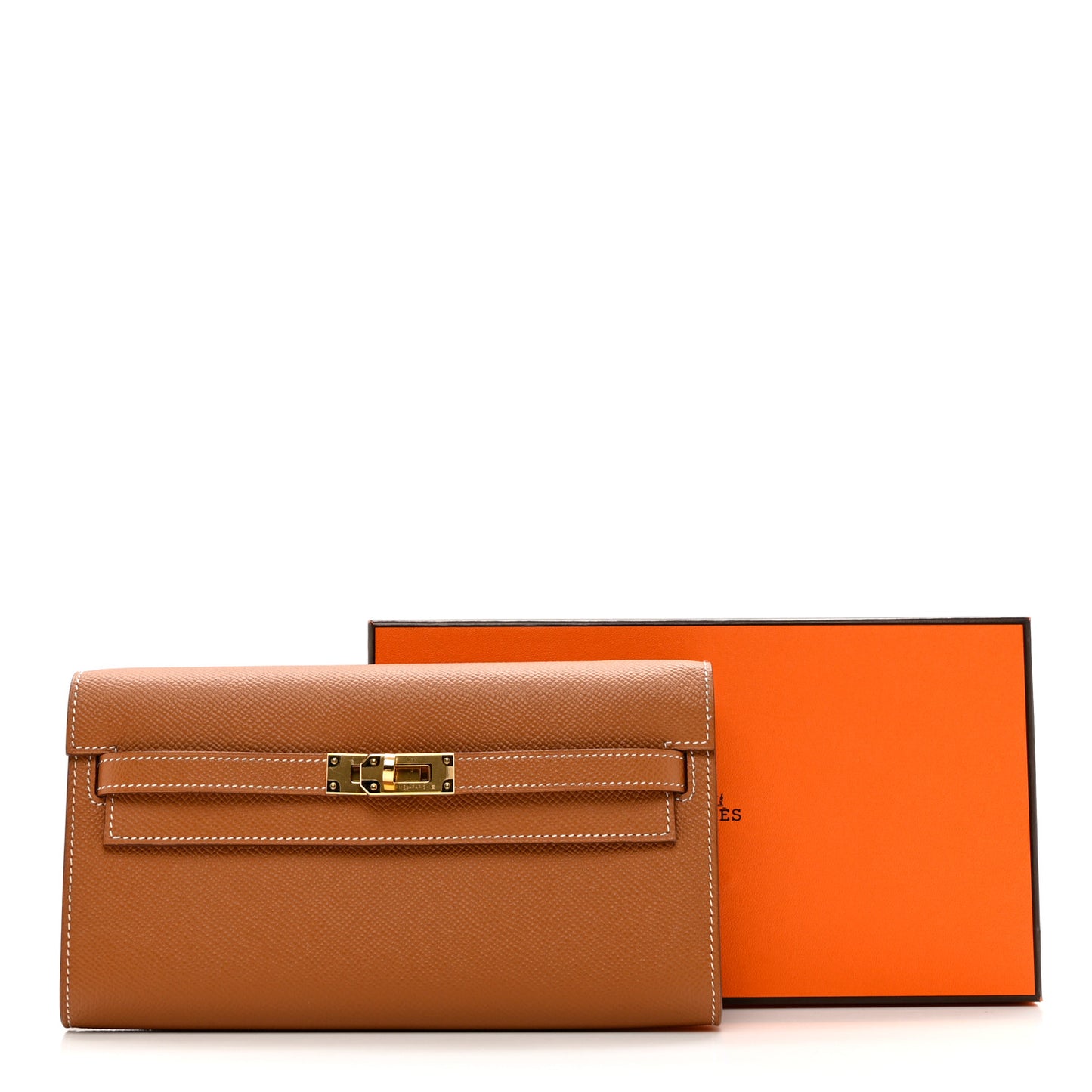 Epsom Kelly Wallet To Go Gold