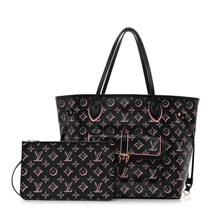 Louis Vuitton Monogram Fall For You Neverfull MM Black 1 of 11