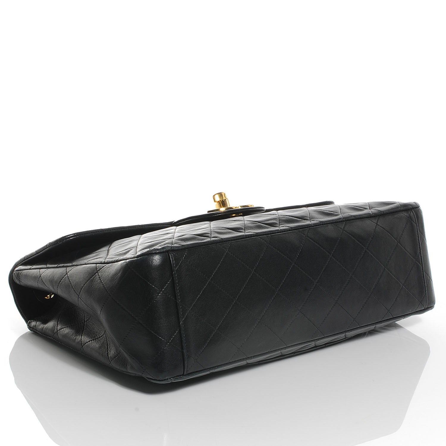 Chanel Lambskin XL Jumbo Flap Black 4 of 10
