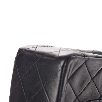 Chanel Lambskin Quilted Medium Double Flap Black 8 of 19