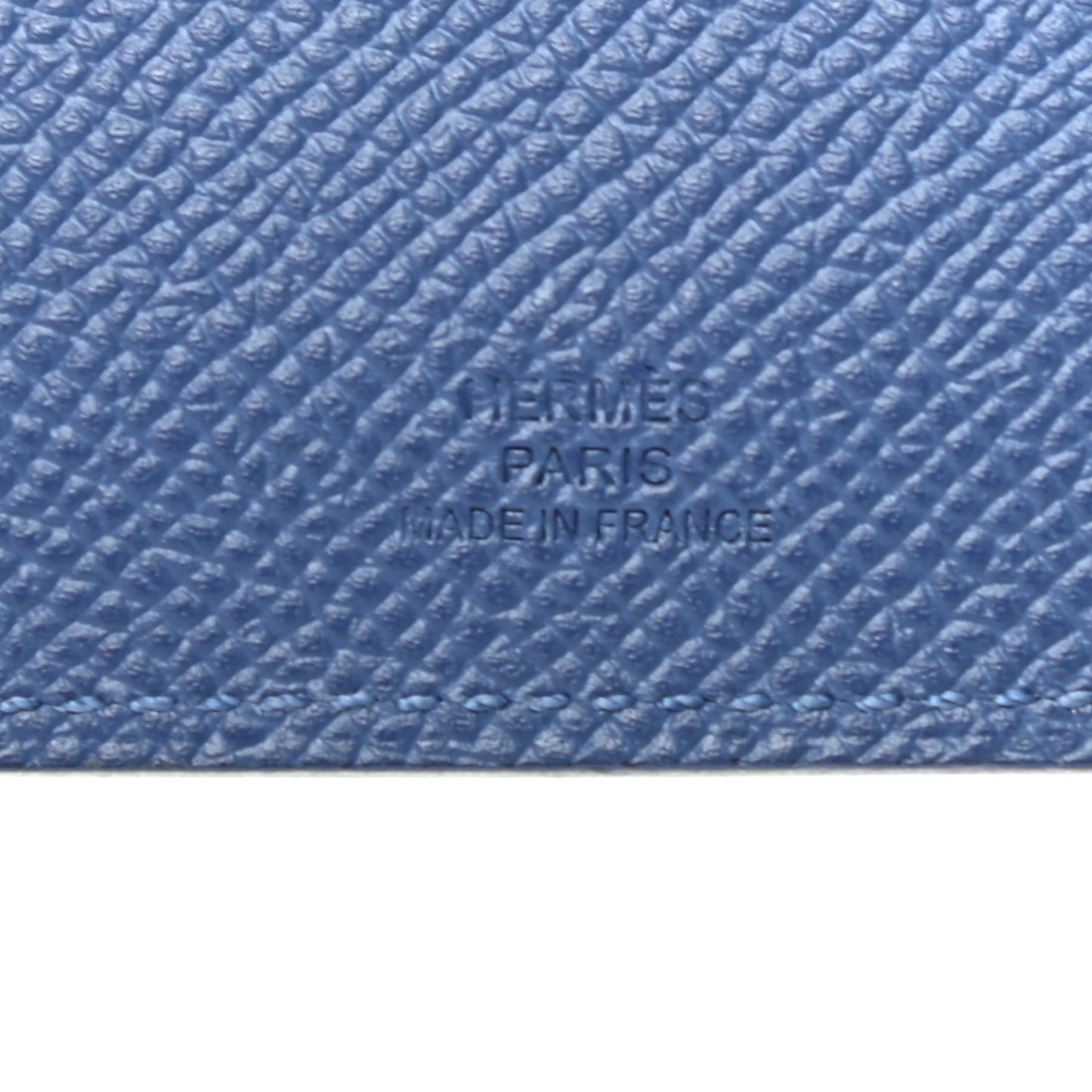 Epsom Tarmac PM Passport Holder Bleu Saphir