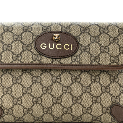 Gucci GG Supreme Monogram Neo Vintage Web Belt Bag Brown 8 of 10