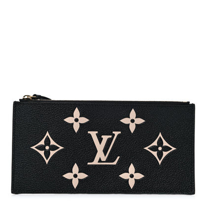 Louis Vuitton Empreinte Monogram Giant Crafty Pochette Felicie Zippered Insert Black 1 of 8