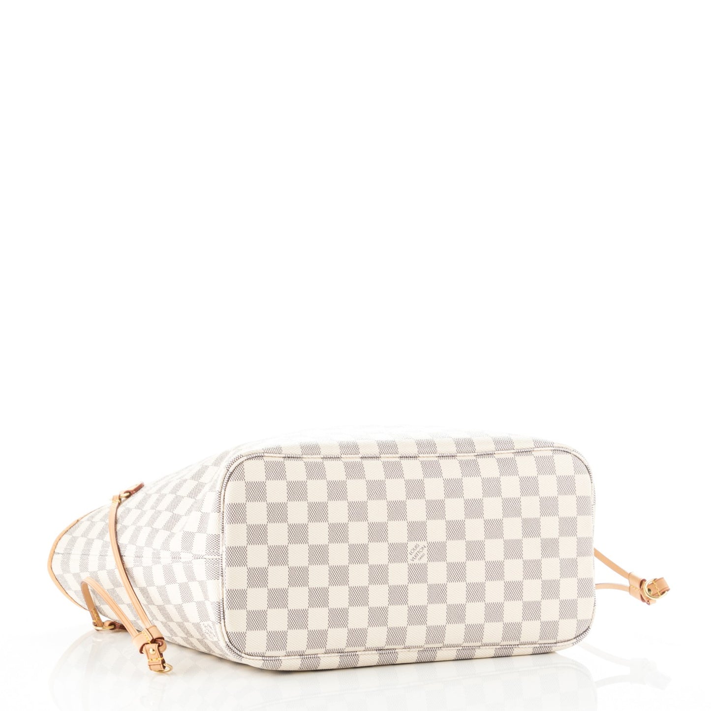 Damier Azur Neo Neverfull MM Rose Ballerine
