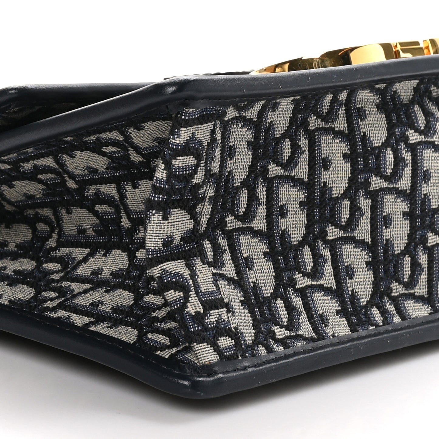 Oblique 30 Montaigne Chain Flap Bag Rococo Gold