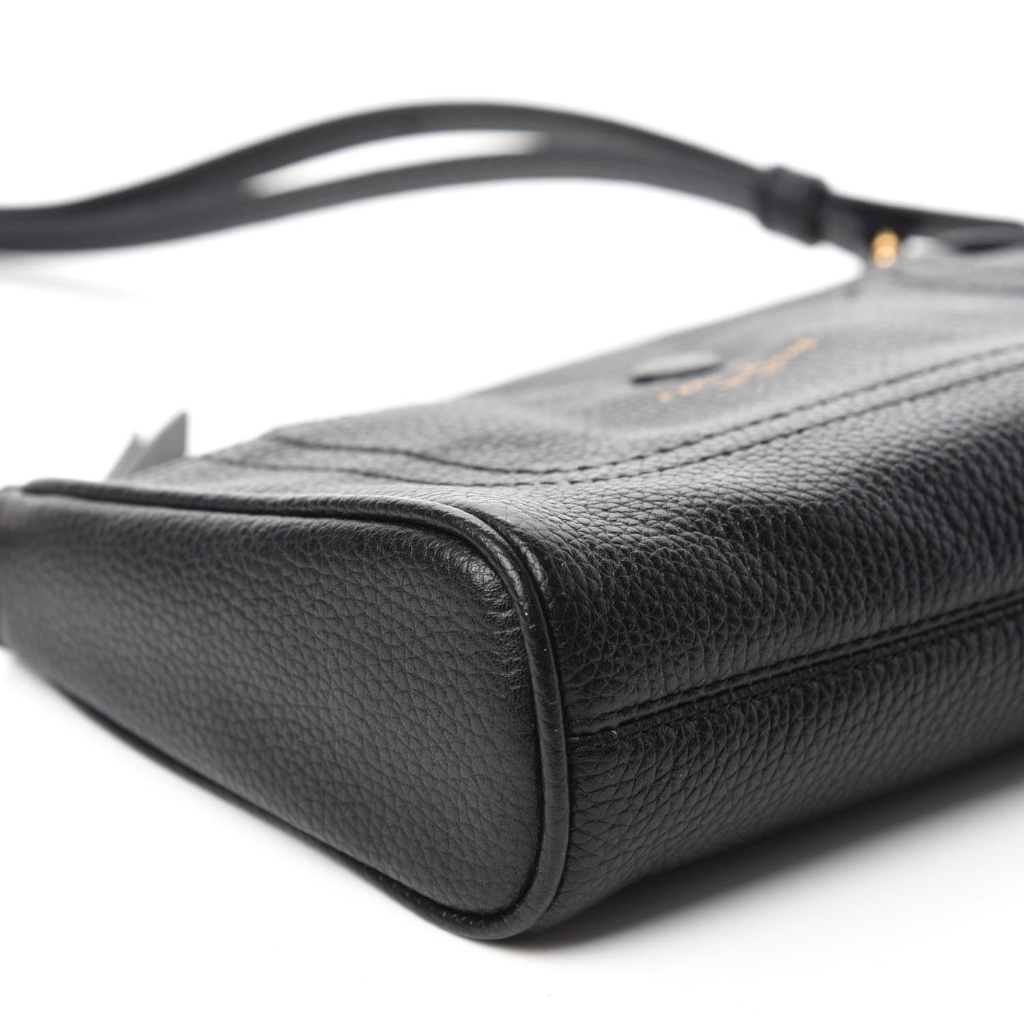 Grained Calfskin Empire City Crossbody Black
