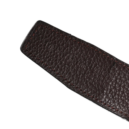 Hermes Box Togo Reversible 32mm H Belt 110 Black Chocolate 5 of 8
