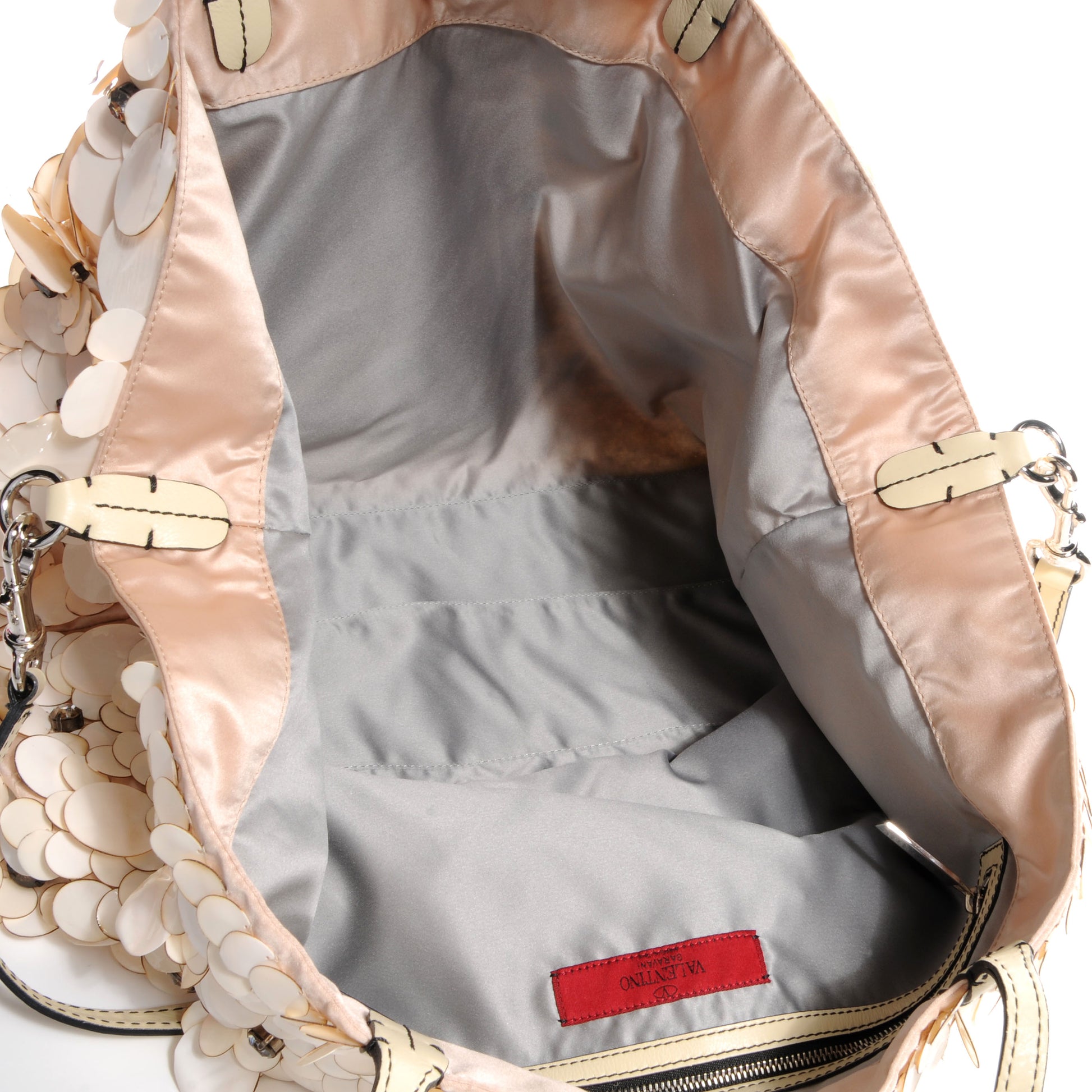 Valentino Garavani Glamorous Flowers Tote Nude 5 of 7