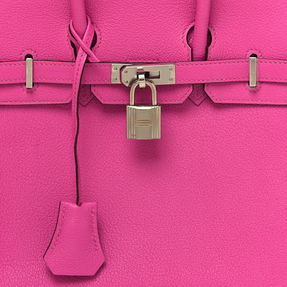 Hermes Taurillon Novillo Birkin 25 Magnolia Capucine 8 of 11