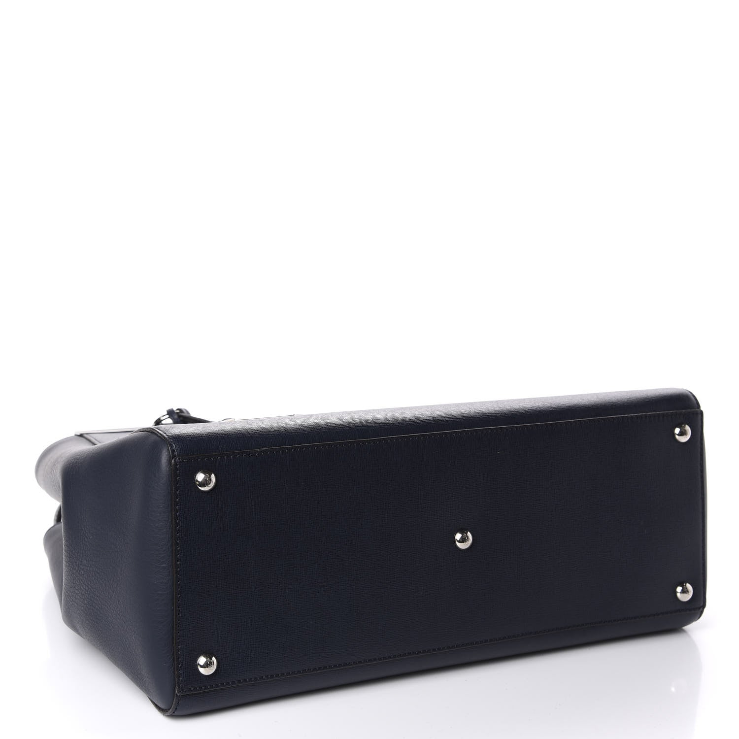 Fendi Vitello Elite Regular 2Jours Tote Lavagna 5 of 11
