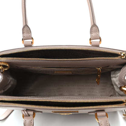 Prada Saffiano Small Galleria Double Zip Tote Cammeo 4 of 4