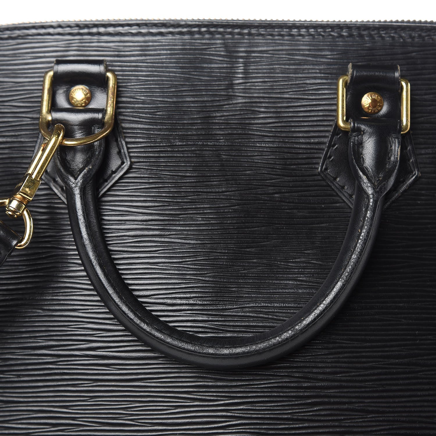 Louis Vuitton Epi Alma PM Black 9 of 13