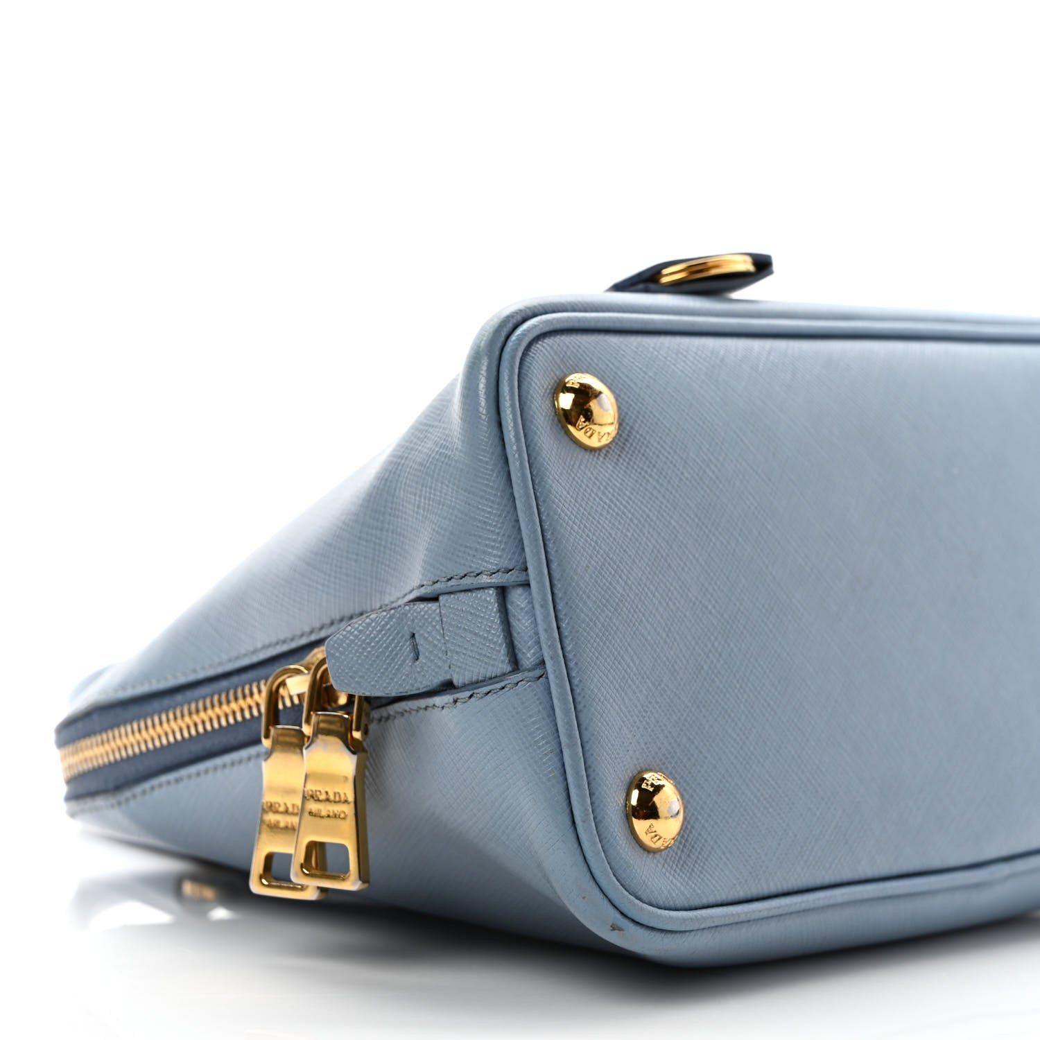 Prada Saffiano Lux Small Promenade Tote Aviazione 6 of 9