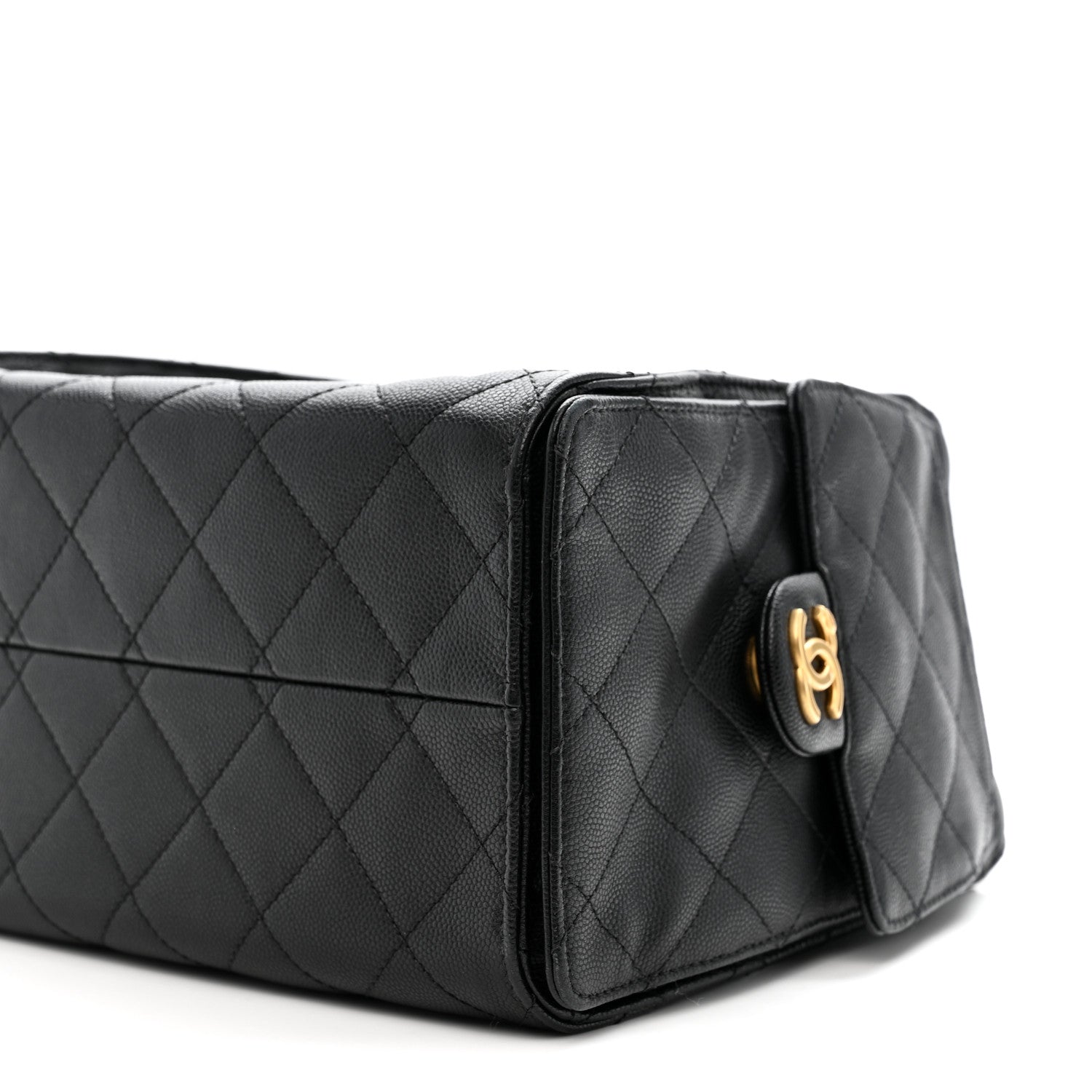 Chanel Caviar Quilted Small Chanel 25 Handbag Black 11 of 12