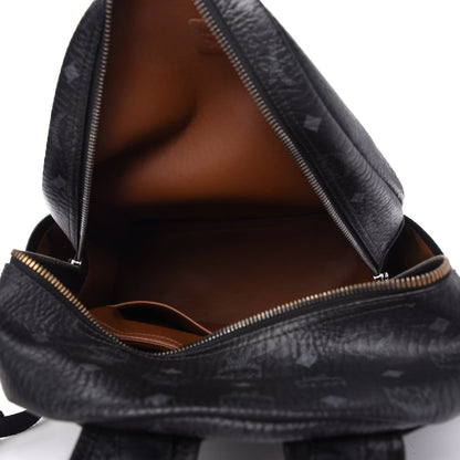MCM Visetos Medium Side Studs Stark Backpack Black 5 of 10
