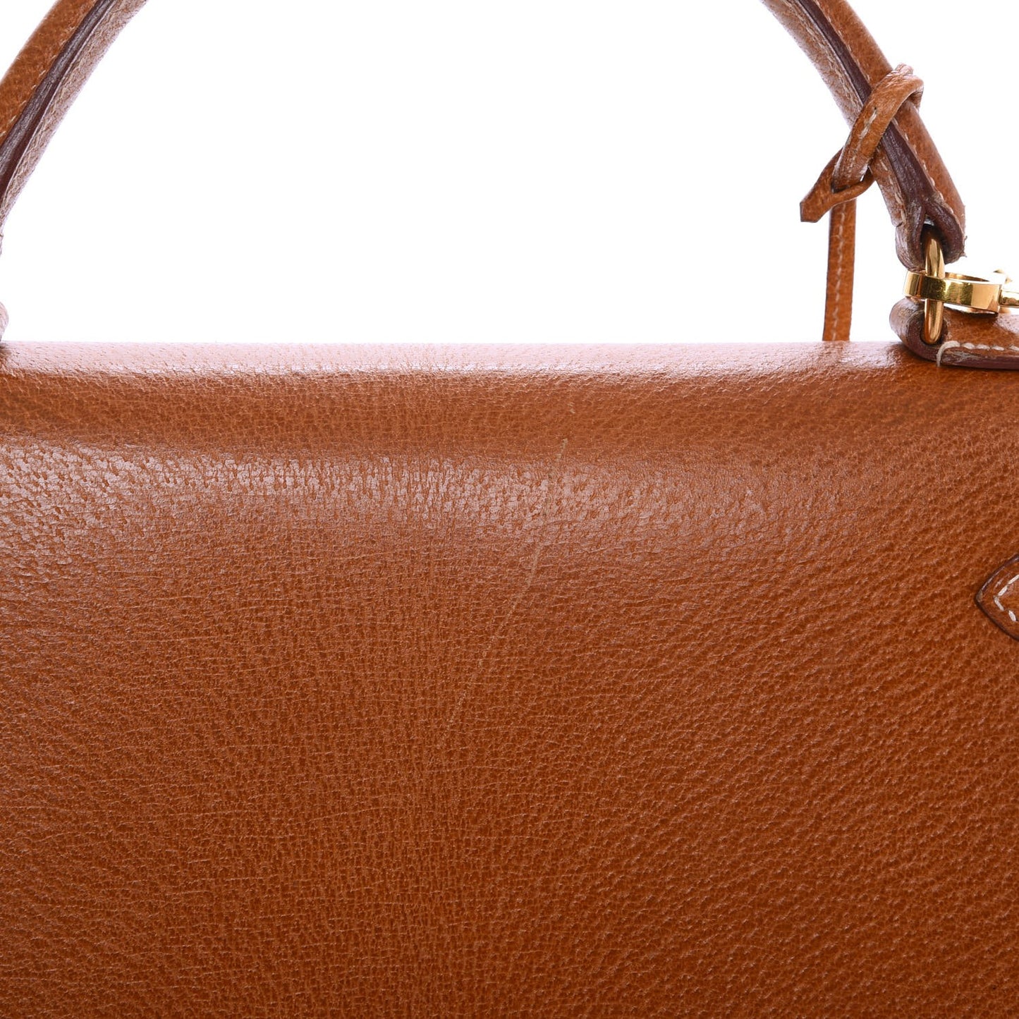 Peau Porc Sellier Kelly 32 Gold