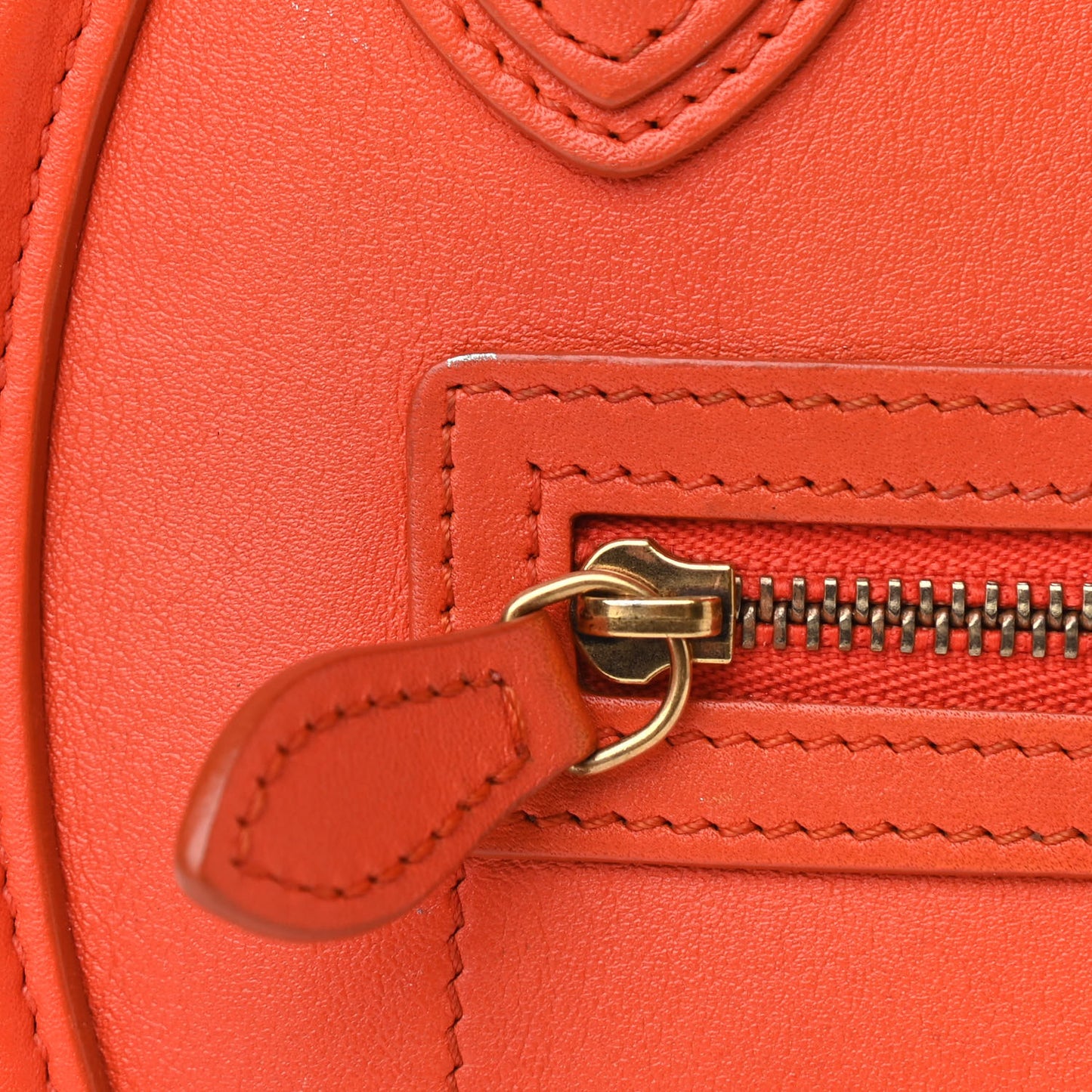 Smooth Calfskin Nano Luggage Fluo Orange