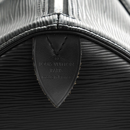 Louis Vuitton Epi Speedy 30 Black 5 of 8