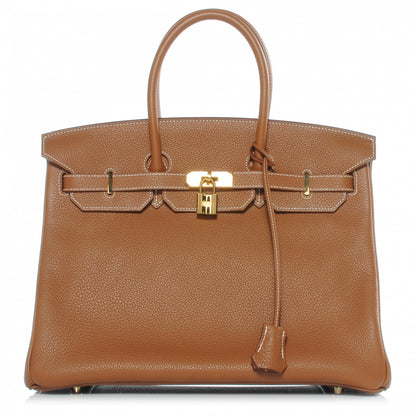 Hermes Togo Birkin 35 Gold 1 of 10