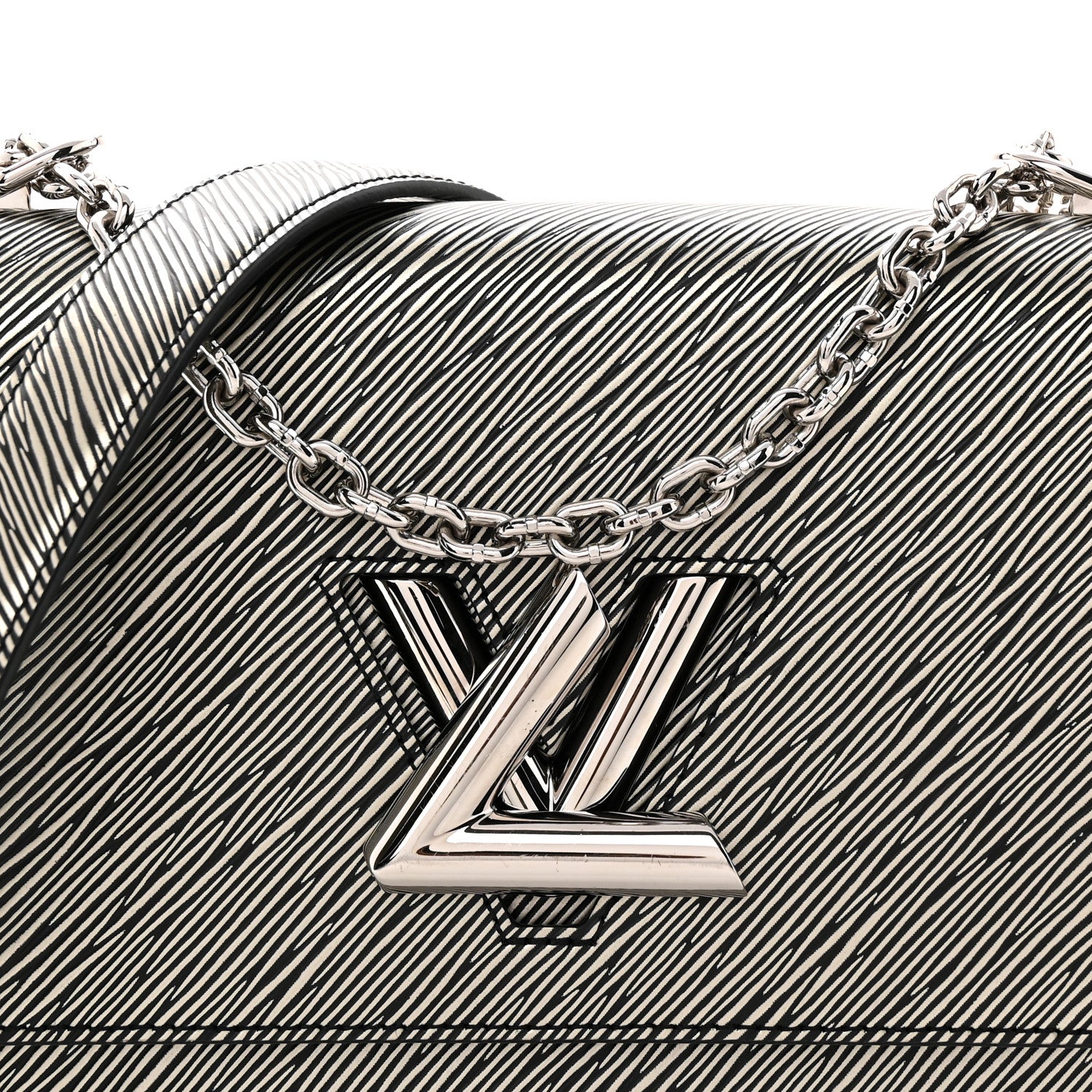 Louis Vuitton Epi Twist Shoulder Bag MM Platine 9 of 11