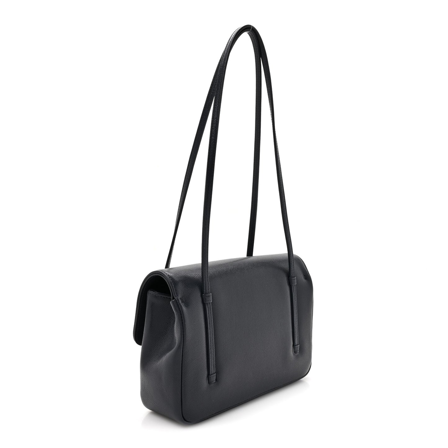 Shiny Caviar Preppy Coco Small Flap Navy