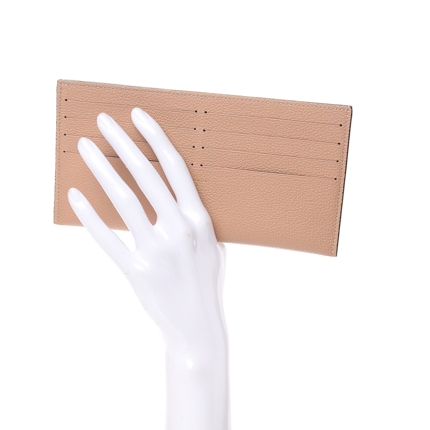 Calfskin Felicie Card Holder Insert Papyrus