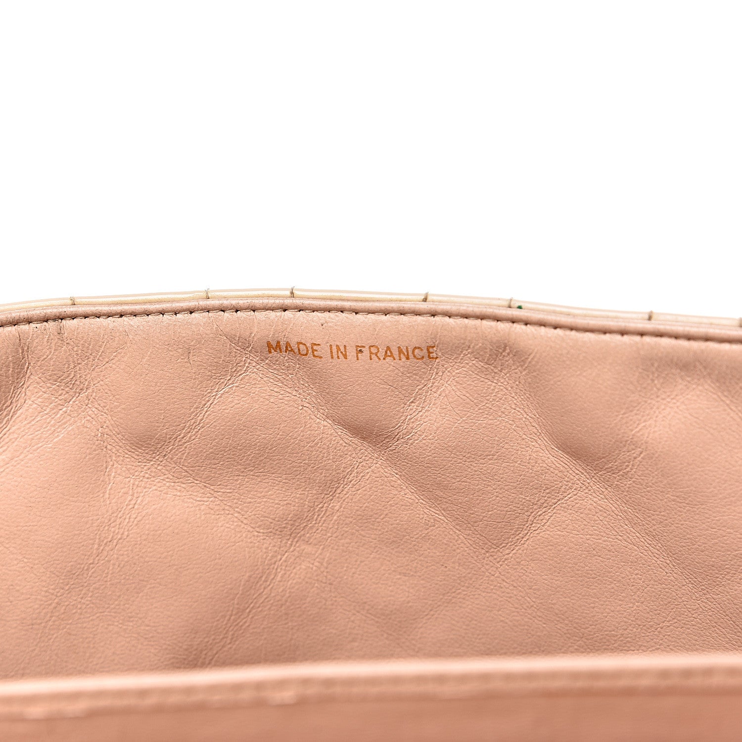 Chanel Patent Quilted Jumbo XL Chain Around Flap Beige 19 of 19