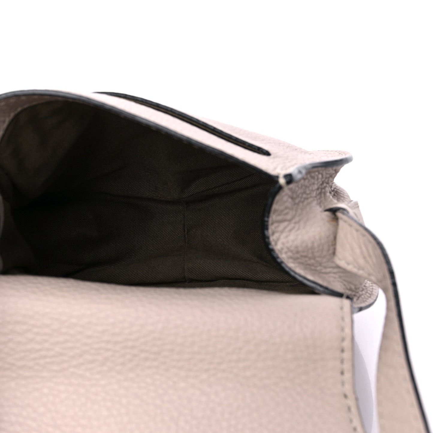 Calfskin Mini Marcie Round Crossbody Bag Pastel Grey