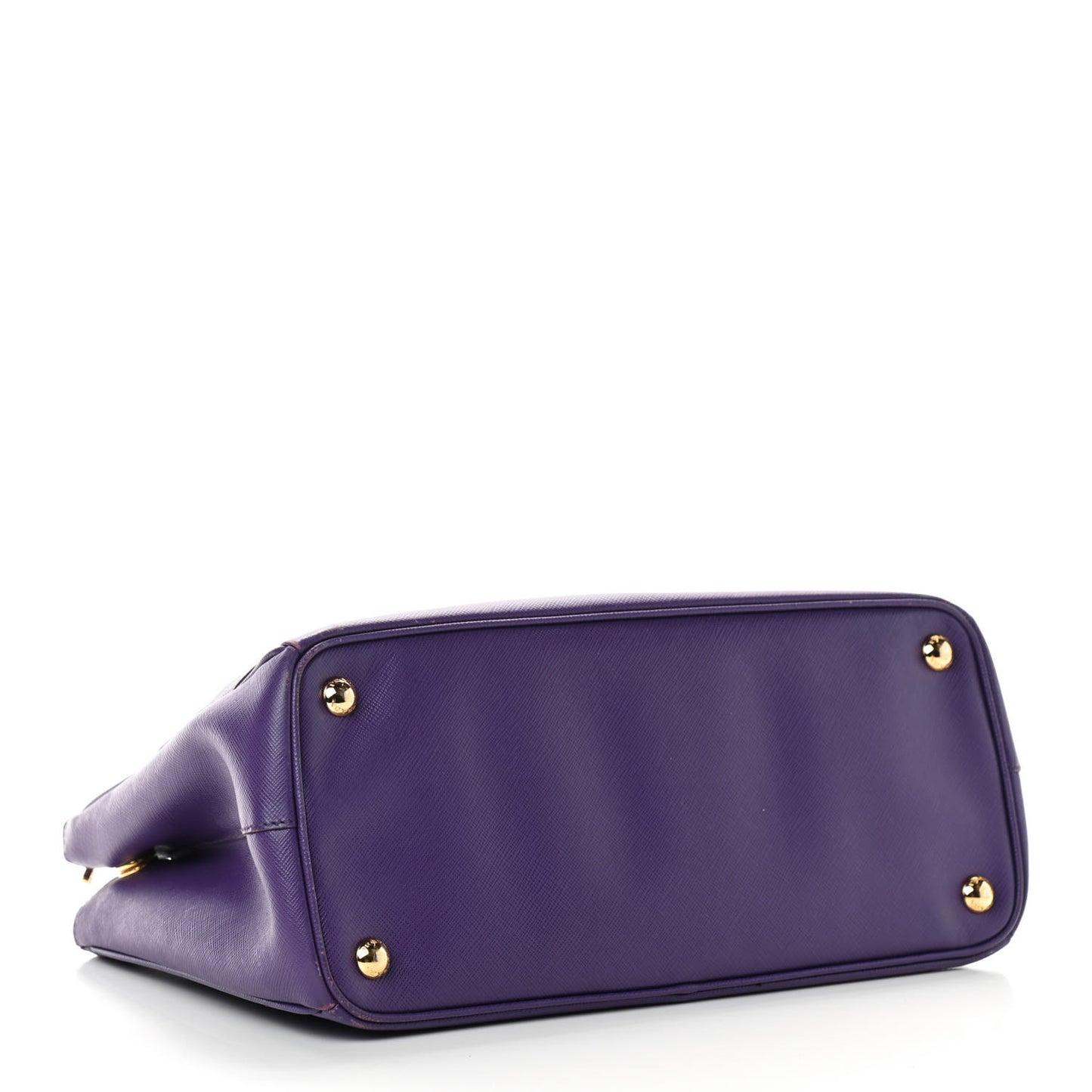 Saffiano Small Galleria Double Zip Tote Viola