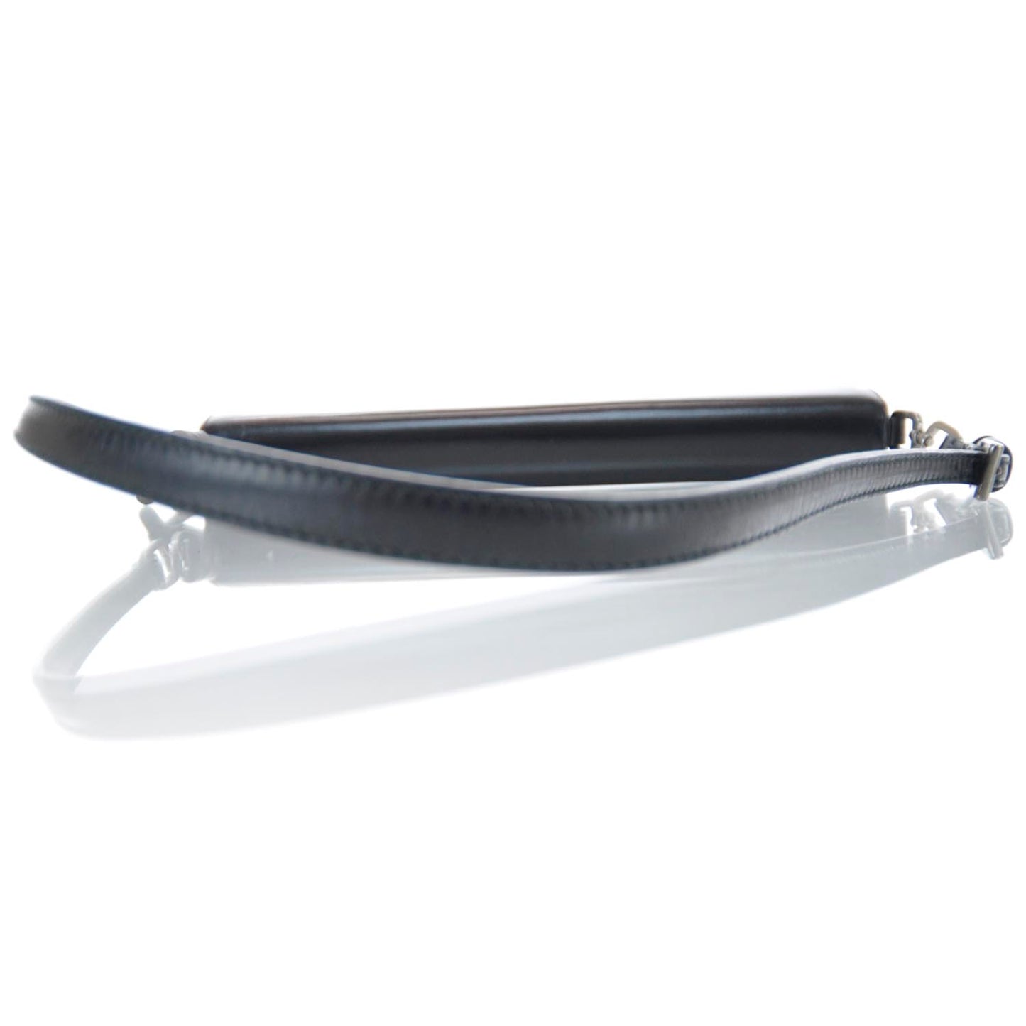 Spazzolato Pushlock Flap Bag Black