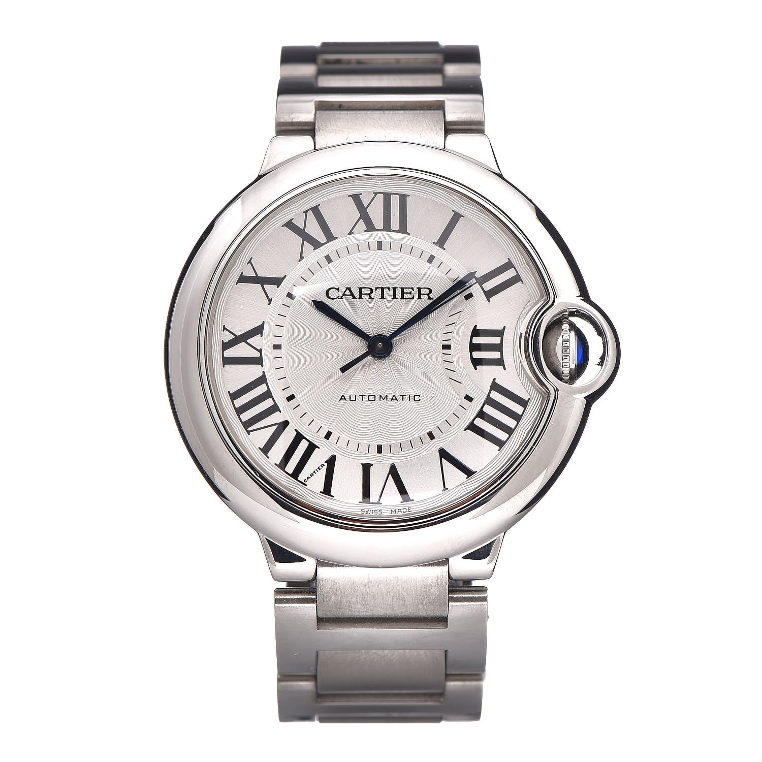 Cartier Stainless Steel 36mm Ballon Bleu De Automatic Watch 1 of 7