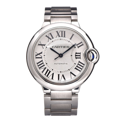 Cartier Stainless Steel 36mm Ballon Bleu De Automatic Watch 1 of 7