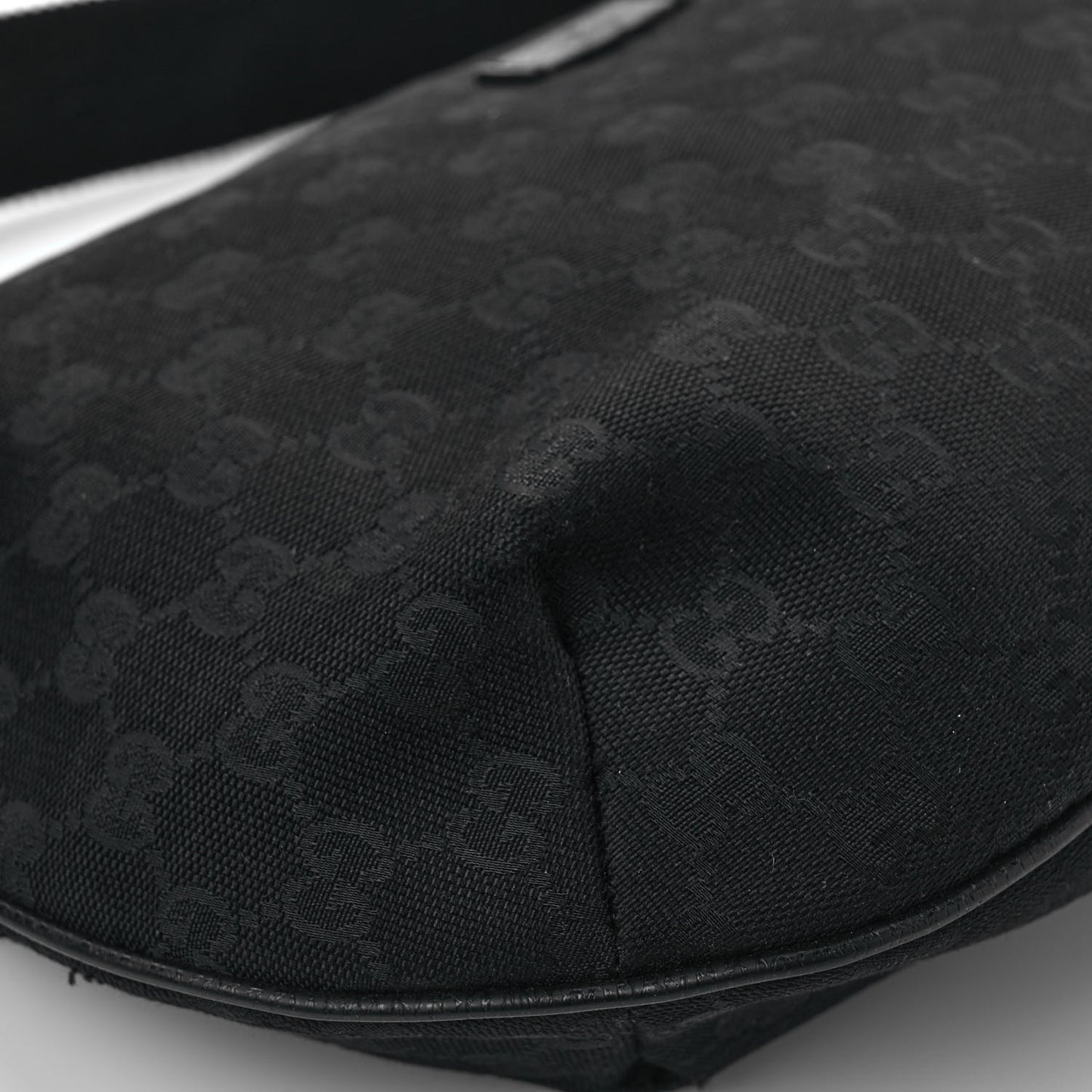Monogram Medium Half Moon Hobo Black