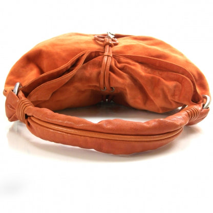 Bottega Veneta Suede Knot Hobo Orange 6 of 11