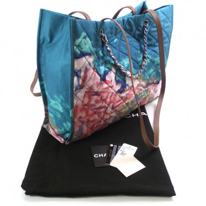 Chanel Canvas Quilted Large Watercolor Tote 3 of 11